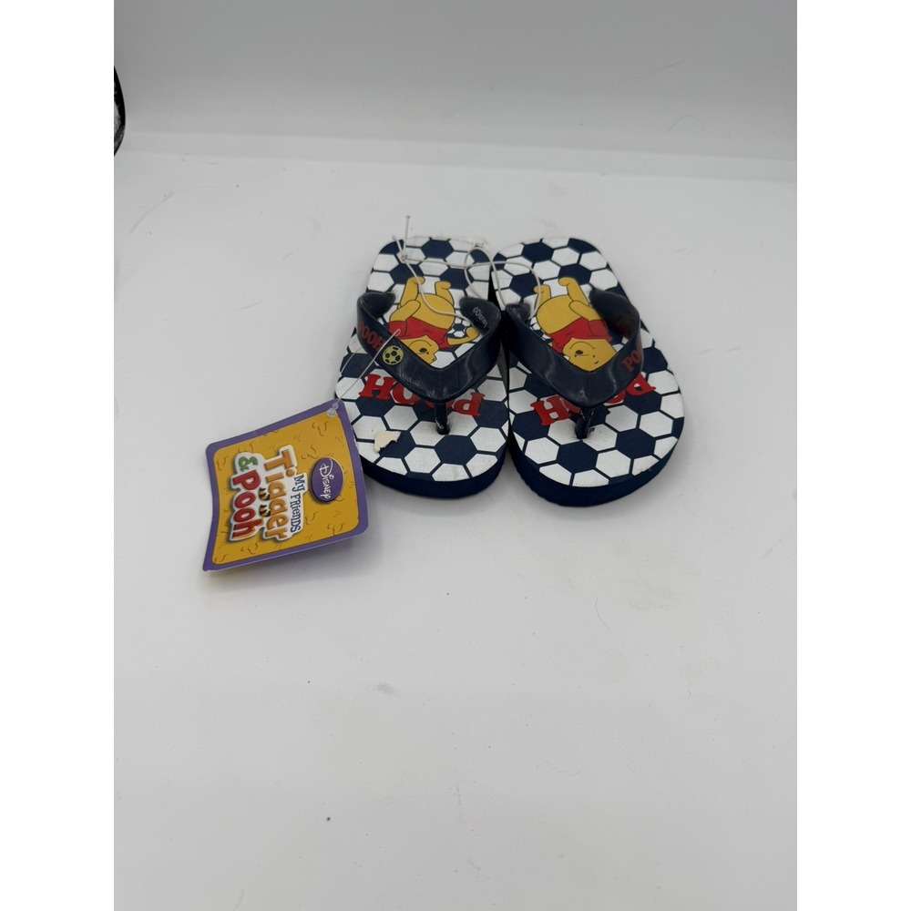 NWT Disney Winnie The Pooh Flip Flops Sandals Toddler Size 6